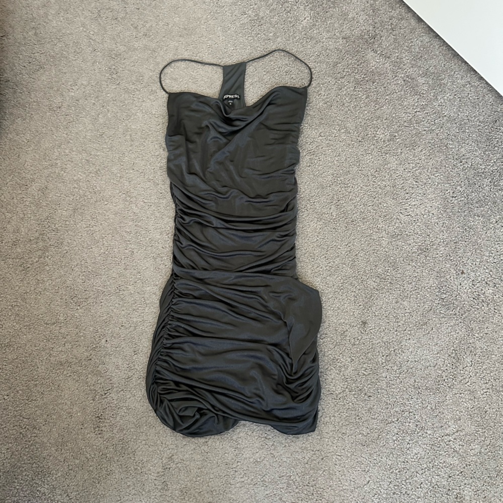 Grey stretch dress